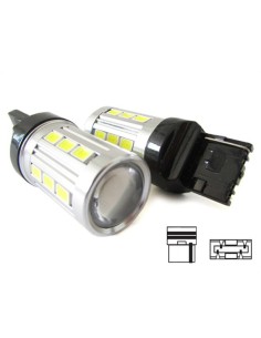 Lampada Led T20 W21W 7440 21 Smd 5730 Super Bianco Luminoso Luci Retromarcia Frecce Auto 12V Senza Polarita