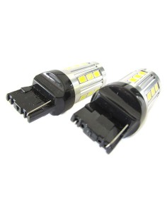 Lampada Led T20 W21W 7440 21 Smd 5730 Super Bianco Luminoso Luci Retromarcia Frecce Auto 12V Senza Polarita 2