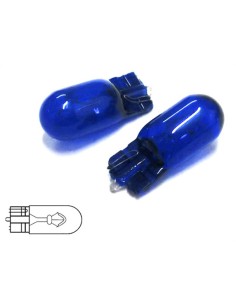 Lampada T10 W5W 12V 5W Tutto Vetro Bianco Con Effetto Xenon