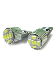 Lampadina Led Canbus T10 W5W 6 SMD 3104 Frontale No Errore Computer Di Bordo 2