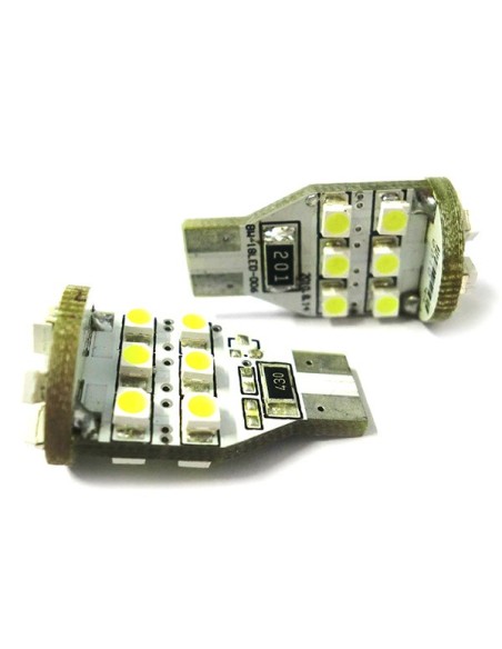 Lampadina Led T15 18 Smd 3528 Luci Posizione 12V Bianco 6000K