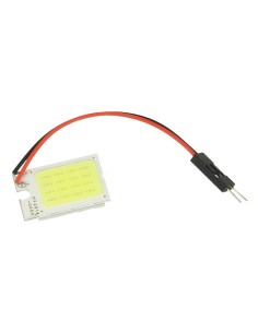 Pannello Lampada Led COB 18 Chip 12V 3,6W 27X18mm Siluro T11 Regolabile T10 W5W BA9S T4W