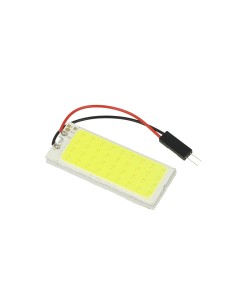 Pannello Lampada Led COB 36 Chip 12V 7,2W 52X22mm Siluro T11 Regolabile T10 W5W BA9S T4W