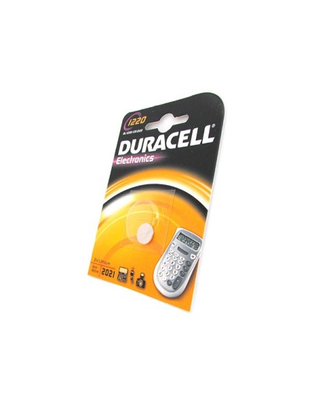 Pila Batteria Lithium A Bottone Duracell Litio 1220 DL1220 CR1220 3V Per Dispositivi Elettronici