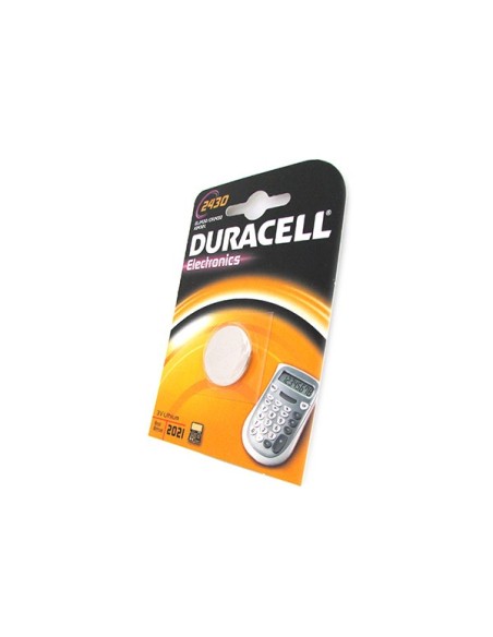 Pila Batteria Lithium A Bottone Duracell Litio 2430 DL2430 CR2430 K2430L 3V Per Dispositivi Elettronici