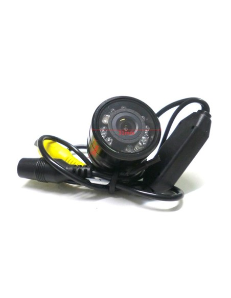Telecamera Retromarcia Da Incasso Infrarossa Stagna 9 Led 12V Auto