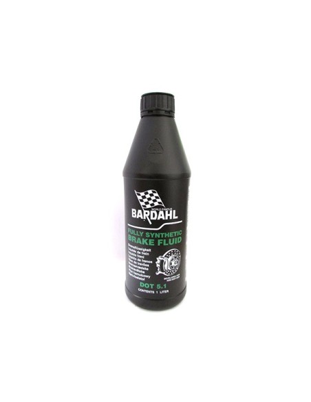 BARDAHL Brake Fluid DOT 5.1 AB DOT 4 3 Fluido Sintetico Per Circuiti Idraulici di Freni a Disco e a Tamburo 1 LT