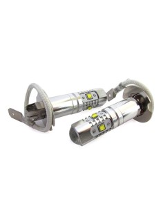 Lampada Led H3 PK22s 30W 12V Con 6 Led Cree Da 5W Super Potente e Bianco Per Fendinebbia 2