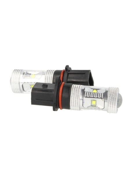 Lampada Led PSX26W H28W Canbus 50W 12V Bianco Per Luci Diurne Fendinebbia Frecce Audi A4 B8 Q5 Skoda 10 Led Cree Da 5W