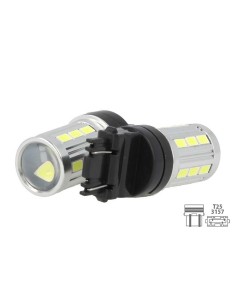 Lampada Led T25 3157 P27/7W 12V 5W 21 Smd 5730 Super Bianco Luminoso Per Auto Giapponese Americano