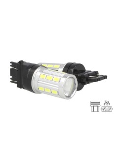 Lampada Led T25 3157 P27/7W 12V 5W 21 Smd 5730 Super Bianco Luminoso Per Auto Giapponese Americano 2