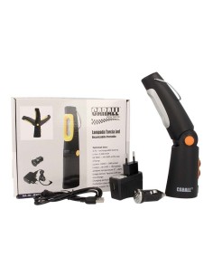 Lampada Torcia Led Officina Ricaricabile Snodabile 2