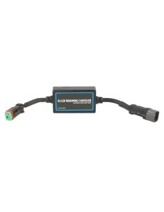 Filtro Resistenza Per Led Work Bar Light Warning Canceller 300W 12V Con Connettore DT