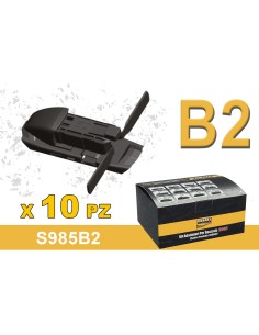 Kit 10 Attacchi B2 Per Spazzole Tergicristallo Carall S985 Flat e T191 Ibrida
