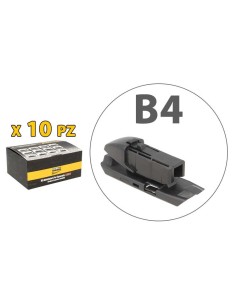 Kit 10 Attacchi B4 Per Spazzole Tergicristallo Carall S985 Flat e T191 Ibrida 2