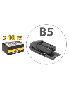 Kit 10 Attacchi B5 Per Spazzole Tergicristallo Carall S985 Flat e T191 Ibrida Alfa Romeo Giulietta VW Golf 2