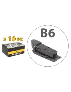 Kit 10 Attacchi B6 Per Spazzole Tergicristallo Carall S985 Flat e T191 Ibrida 2