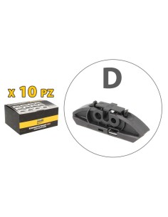 Kit 10 Attacchi D Per Spazzole Tergicristallo Carall S985 Flat e T191 Ibrida 2