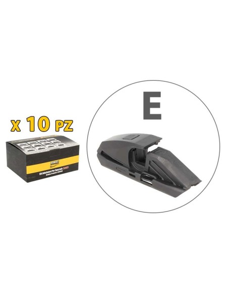Kit 10 Attacchi E Per Spazzole Tergicristallo Carall S985 Flat e T191 Ibrida