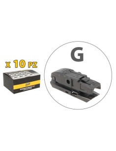 Kit 10 Attacchi G Per Spazzole Tergicristallo Carall S985 Flat e T191 Ibrida 2