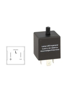 Flasher Led Lampeggiatore Rele Relay Frequenza Regolabile 3 Pin 12V CF13 Per Frecce Led Auto Giapponese 2