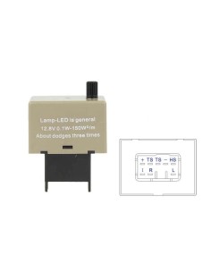 Flasher Led Lampeggiatore Rele Relay Frequenza Regolabile 8 Pin CF18 12V Per Frecce Led Auto Toyota