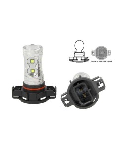 Lampada Led PS24W FF H16 5202 9009 PG20/3 PS19W 50W 12V 24V Luci Diurne Audi A3 A4 Peugeot 207 208 307 Citroen C3 C4 Renault San