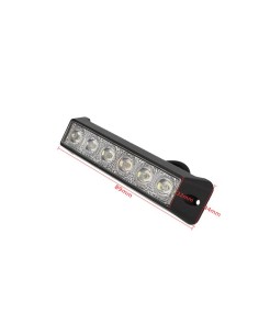 Fanale Luci Diurne A Led DRL Work Light Faro Da Lavoro 12V 24V 18W (6X3W) IP67 Bianco Flood