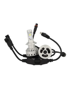 Kit Full Led Canbus H7 40W 5000 Lumens Dissipazione Con Ventilatore Ventola 12V 24V 2 Cree XHP 50 Lampada Corta Attacco Smontabi