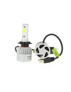 Kit Full Led Cob H7 30W Con Ventilatore 12V 24V Attacco Smontabile All In One Senza Driver 3000 Lumen