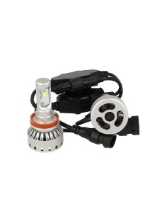 Kit Full Led Canbus H8 H11 H9 40W 5000 Lumens Con Ventilatore 12V 24V 2 Cree XHP 50