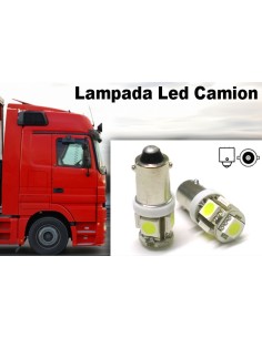 24V Lampada Led BA9S T4W 5 Smd 5050 Bianco Piedi Diritti Luci Led Camion