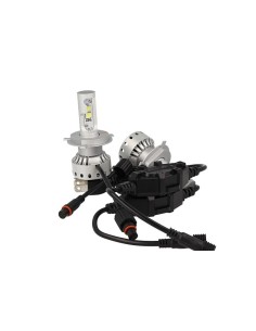 Kit Full Led Canbus H4 40/40W 5000 Lumens Con Ventilatore 12V 24V 4 Cree XHP 50 Attacco Smontabile 2