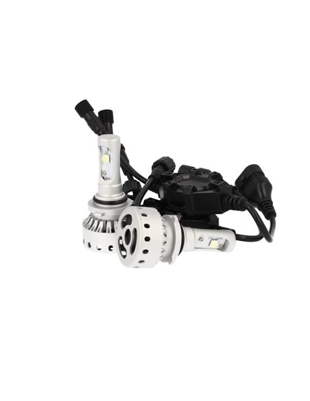 Kit Full Led Canbus HB4 9006 40W 5000 Lumens Con Ventilatore 12V 24V 2 Cree XHP 50