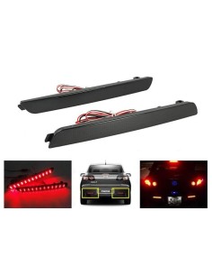 Kit 2 Fanali Posteriori A Led Nero Fume Per Mazda 3 Axela BK Sostituzione Riflettore Catarifrangente Originale