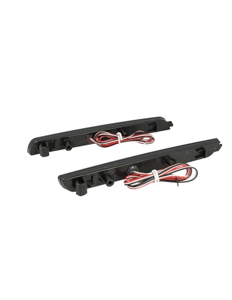 Kit 2 Fanali Posteriori A Led Nero Fume Per Mazda 3 Axela BK Sostituzione Riflettore Catarifrangente Originale