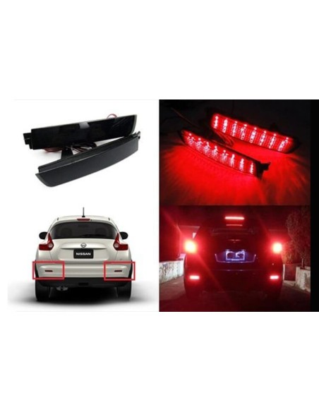 Kit 2 Fanali Posteriori A Led Nero Fume Per Nissan Juke Murano Sentra Sentra Infiniti FX35 FX37 FX50 QX70