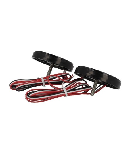 Kit 2 Fanali Posteriori A Led Nero Fume Per Toyota Sequoia Highlander ZRR70 Voxy Sostituzione Riflettore Catarifrangente Origina