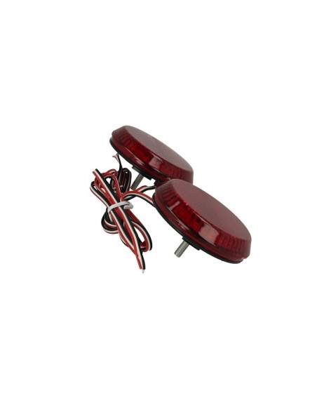 Kit 2 Fanali Posteriori A Led Rosso Per Nissan Qashqai Toyota Sienna Corolla Scion XB IQ Sostituzione Riflettore Catarifrangente