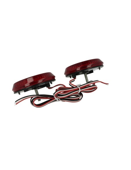 Kit 2 Fanali Posteriori A Led Rosso Per Nissan Qashqai Toyota Sienna Corolla Scion XB IQ Sostituzione Riflettore Catarifrangente