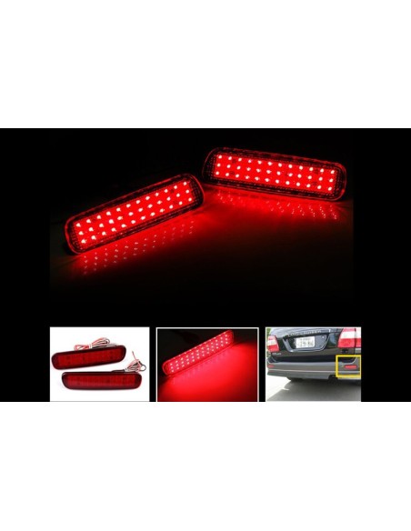 Kit 2 Fanali Posteriori A Led Rosso Per Toyota Land Cruiser J100 Cygnus Lexus LX470 Sostituzione Riflettore Catarifrangente