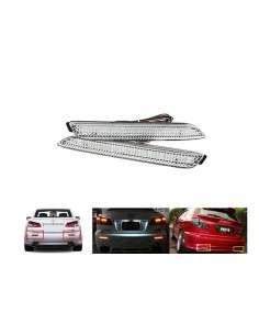 Kit 2 Fanali Posteriori A Led Trasparente Lexus IS F GX470 RX300 Toyota Harrier Verso Avalon Matrix Sienna Venza