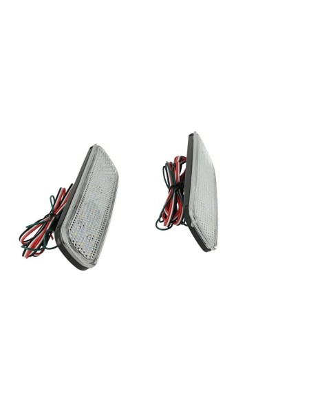 Kit 2 Fanali Posteriori A Led Trasparente Per Toyota Land Cruiser Lexus LX470 Sostituzione Riflettore Catarifrangente