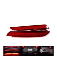 Kit 2 Fanali Posteriori A Led Rosso Honda CR-Z ZF1 Jazz Insight Acura TSX Sostituzione Riflettore Catarifrangente