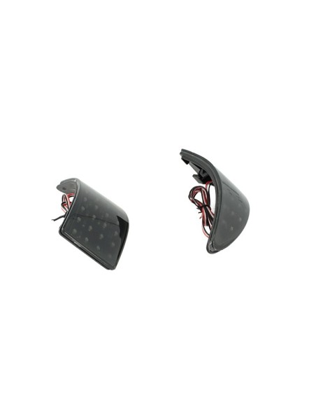 Kit 2 Fanali Posteriori A Led Nero Fume Per Lexus IS 250 300h 350 MK III XE30 Rear Bumper Reflector Light