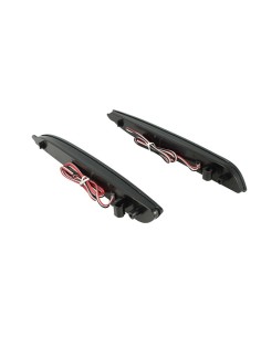 Kit 2 Fanali Posteriori A Led Nero Fume Per Mazda 3 Sostituzione Riflettore Catarifrangente Originale