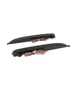 Kit 2 Fanali Posteriori A Led Nero Fume Per Mazda 6 Atenza GG Rear Bumper Reflector Tail Brake Light 2