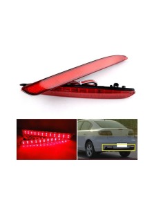 Kit 2 Fanali Posteriori A Led Rosso Per Mazda 3 Sostituzione Riflettore Catarifrangente Originale Rear Bumper Tail Brake Reflect