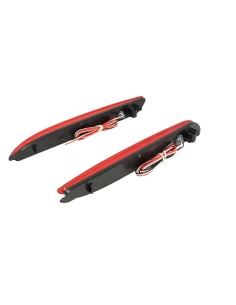 Kit 2 Fanali Posteriori A Led Rosso Per Mazda 3 Sostituzione Riflettore Catarifrangente Originale Rear Bumper Tail Brake Reflect 2