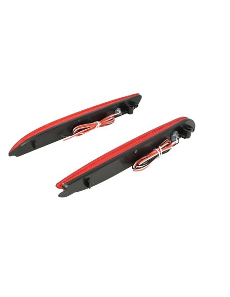 Kit 2 Fanali Posteriori A Led Rosso Per Mazda 3 Sostituzione Riflettore Catarifrangente Originale Rear Bumper Tail Brake Reflect